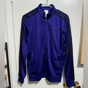 Men’s Adidas Purple Classic Track Jacket sz S